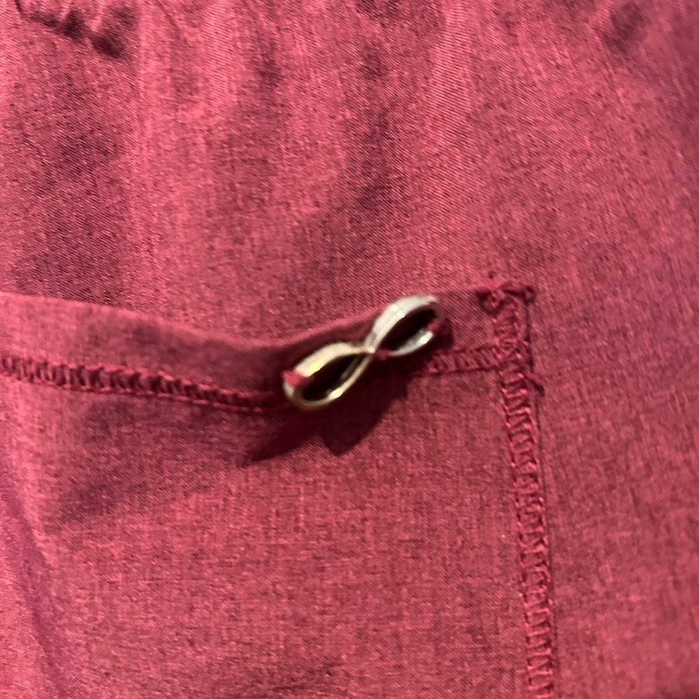 Maroon Cherokee Infiniyt Scrub Pants LARGE/PETITE - Picture 4 of 5